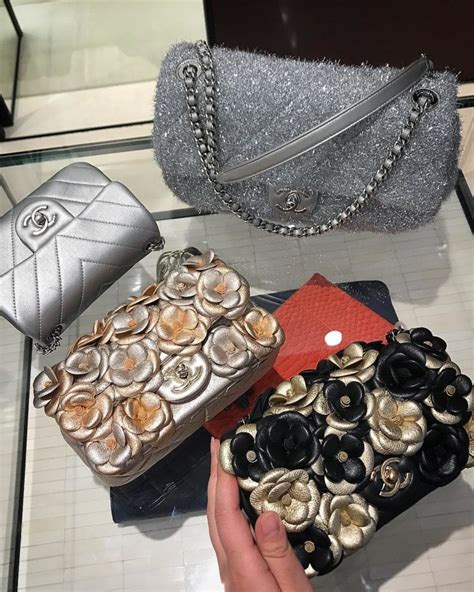 chanel camellia bag|More.